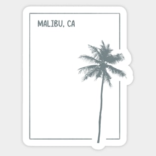 Malibu, CA Sticker